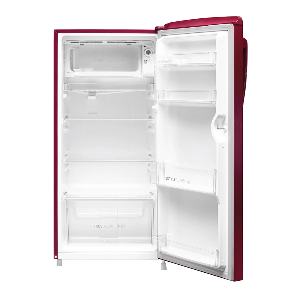 Haier 185L 2 Star Direct Cool Single Door Refrigerator with Toughened Glass Shelf - HRD-2062CRN-N